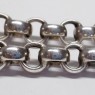 (n1700)Gargantilla de plata modelo Rolo.